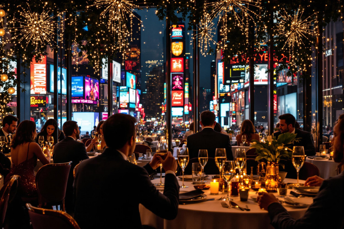 Dîner du réveillon à New York