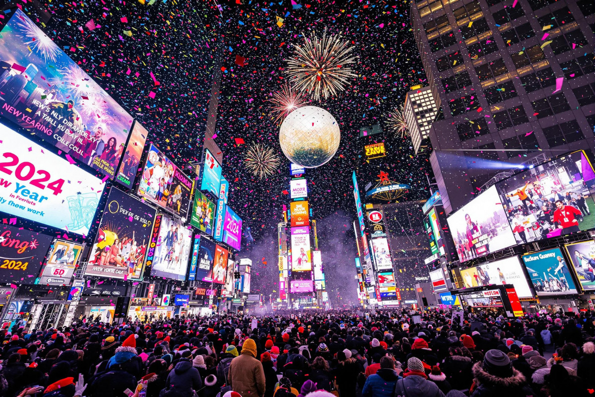 L'esprit du nouvel an à New York